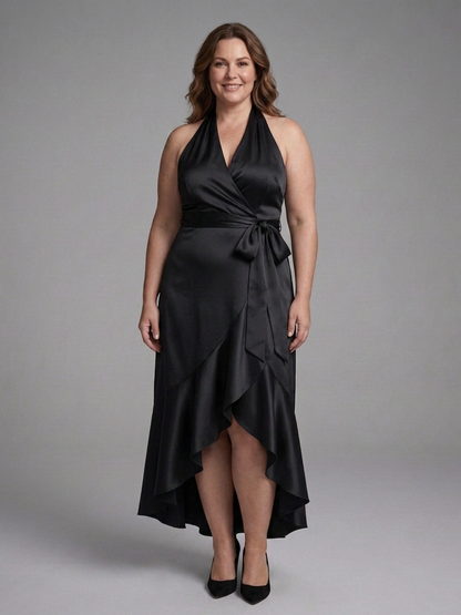 Fleur | Robe Haute-Basse avec Bretelles