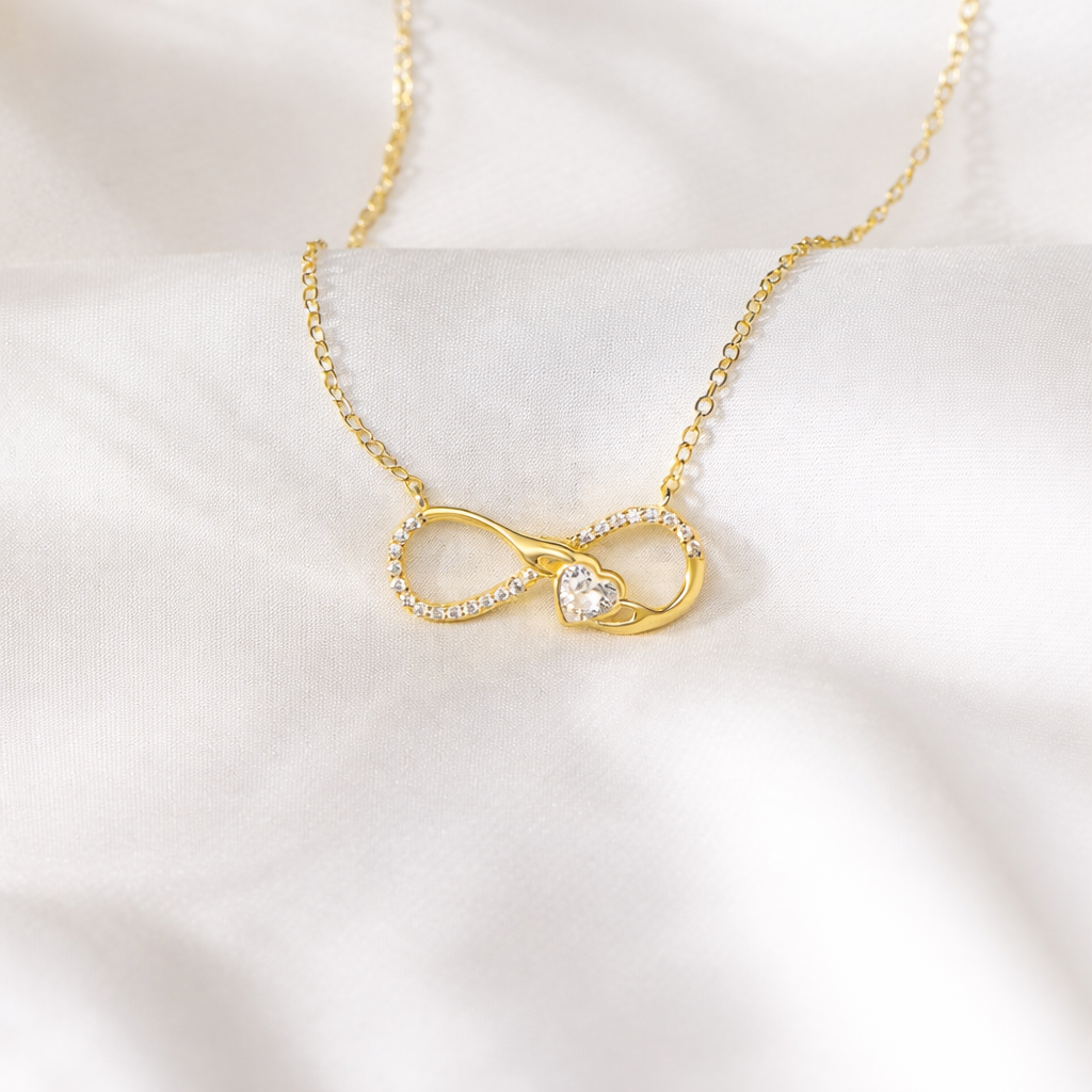Collier Cœur Infini Porte-Bonheur