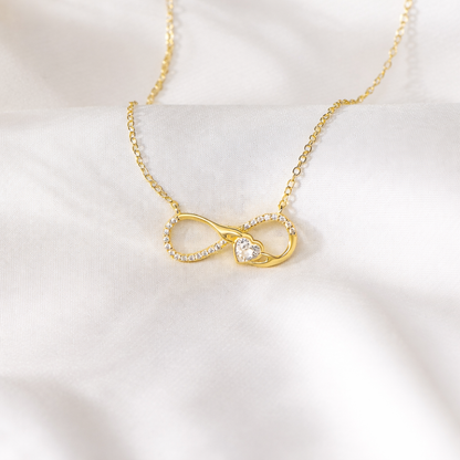 Collier Cœur Infini Porte-Bonheur