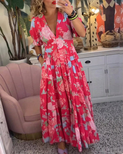 Salma | Robe Maxi Florale
