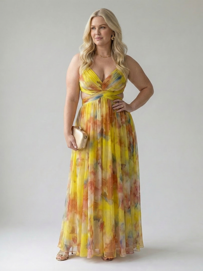 Stella & Grace™ | Robe Maxi Douce en Enveloppement