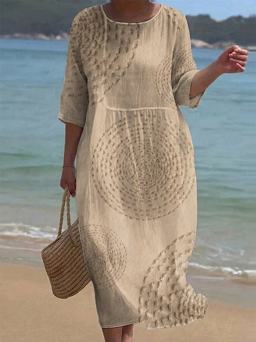 Odette - Robe Décontractée Élegante
