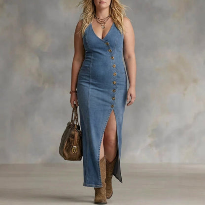 Robe en Jean Sans Manches Noa