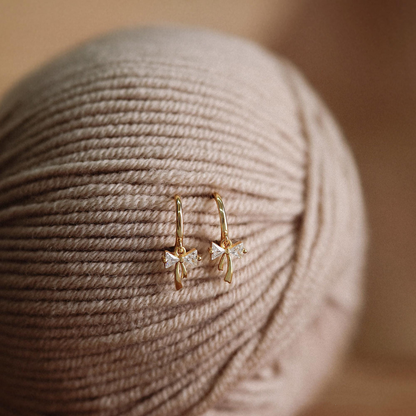 Boucles d'Oreilles Chic avec Noeud