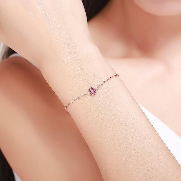 Bracelet cœur à clous