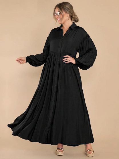 Robe Loose Boutonnée Alessia : Élégance Quotidienne Sans Effort