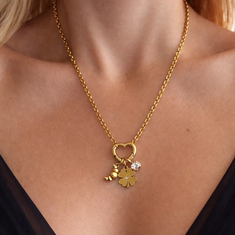 Collier à breloques pour amoureux