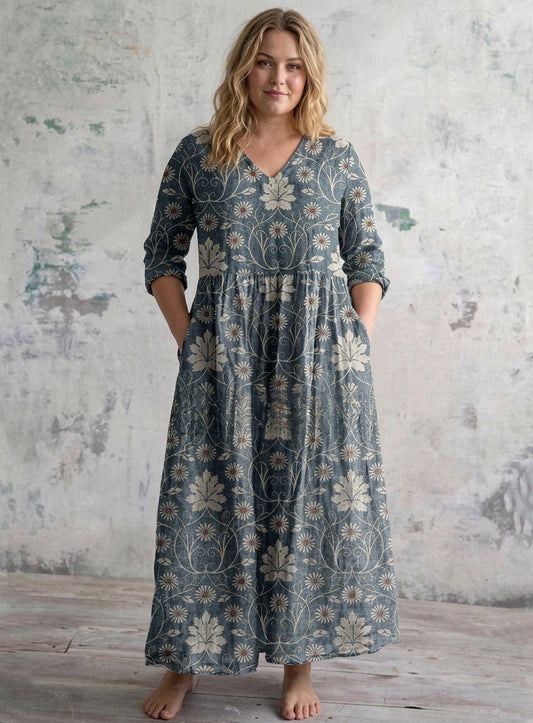 Adair | Robe Maxi Vintage Vigne