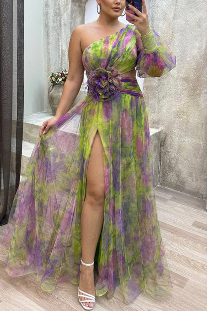 Vera | Robe Maxi Plissée Fleurie Évasion d'Été