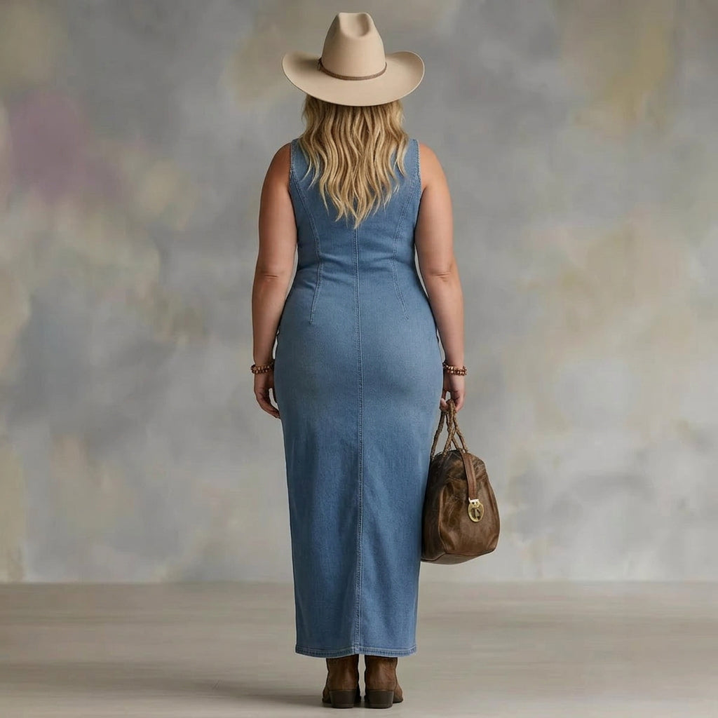 Robe en Jean Sans Manches Noa