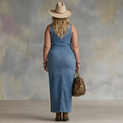 Robe en Jean Sans Manches Noa