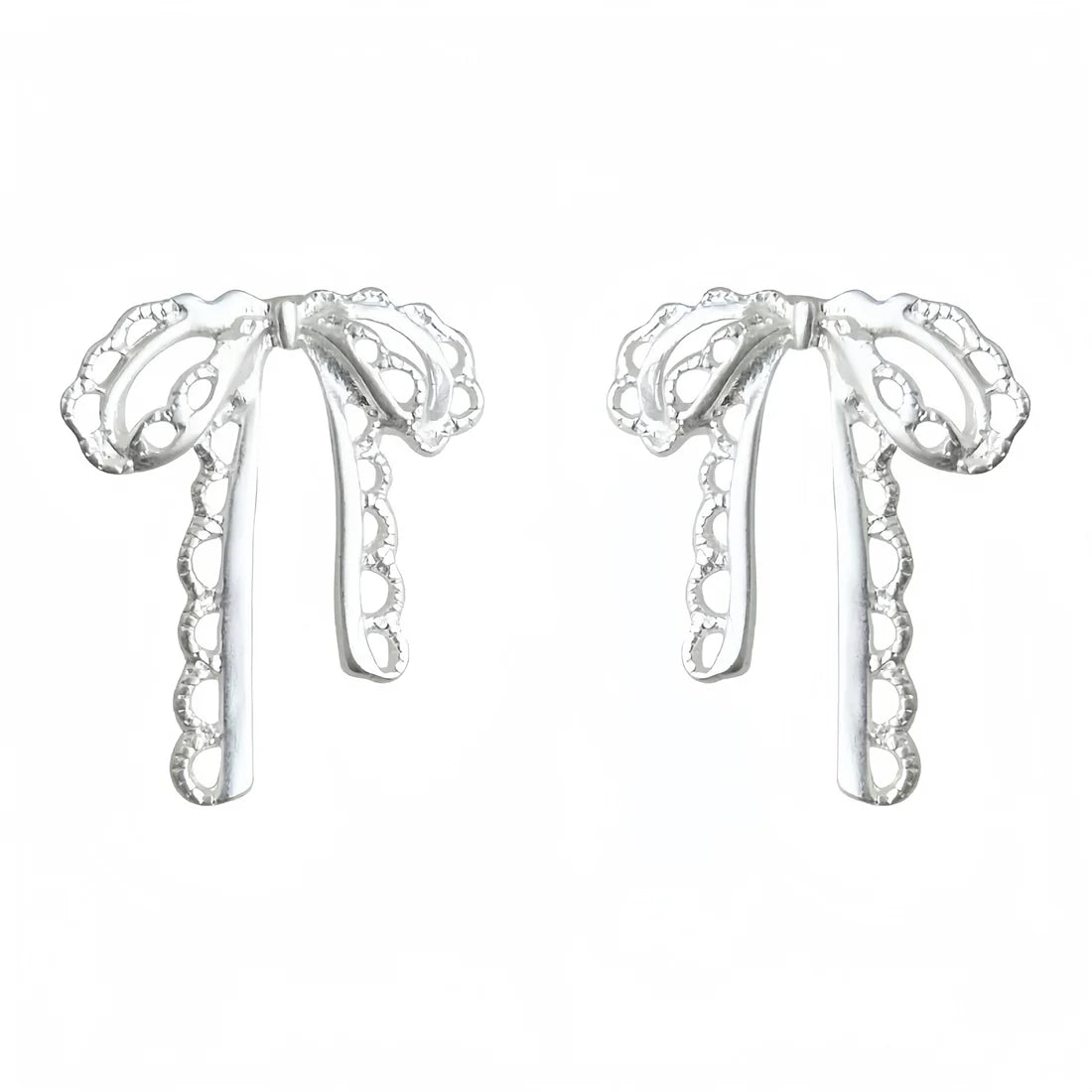 Boucles d'Oreilles Ruban Sculptural