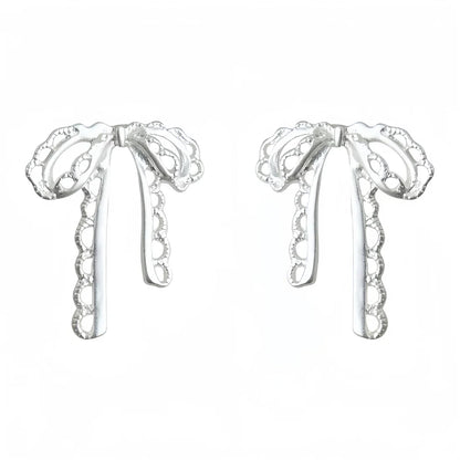 Boucles d'Oreilles Ruban Sculptural
