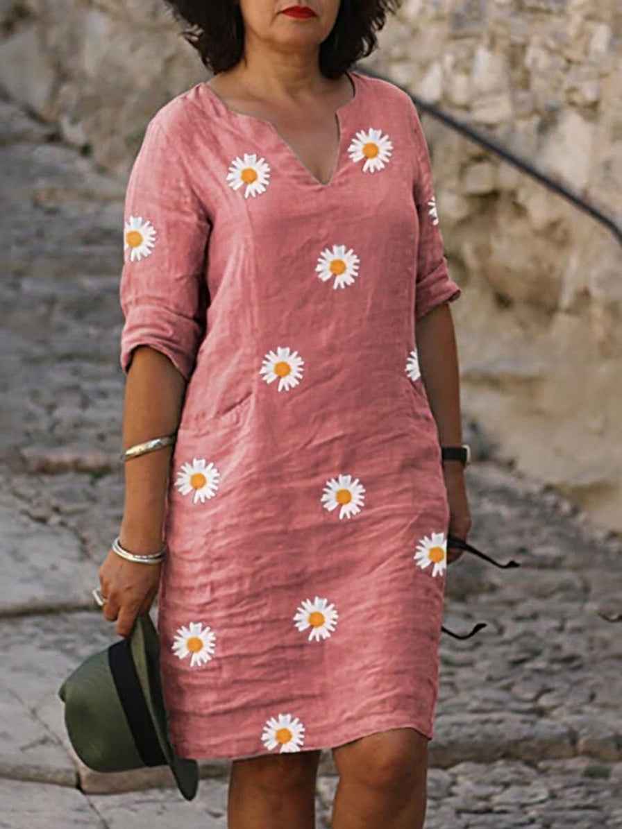 Robe Florale Sylvie : Élégance Quotidienne Sans Effort