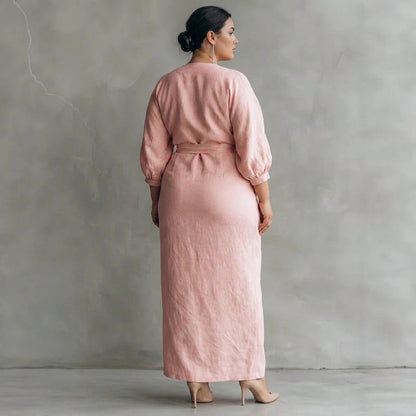 Robe Petra Cintrée à la Taille : Silhouette Féminine Élégante