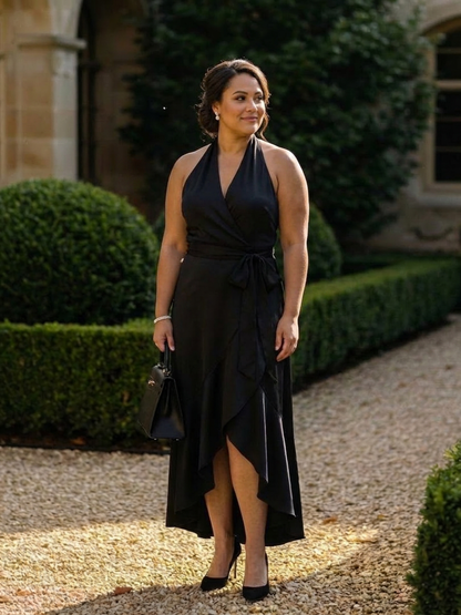 Fleur | Robe Haute-Basse avec Bretelles