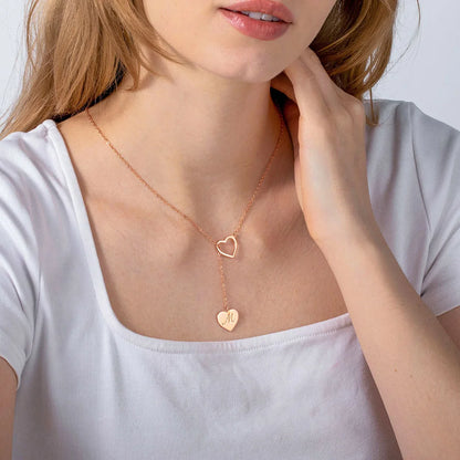 Collier Cœur Intemporel avec Initiale