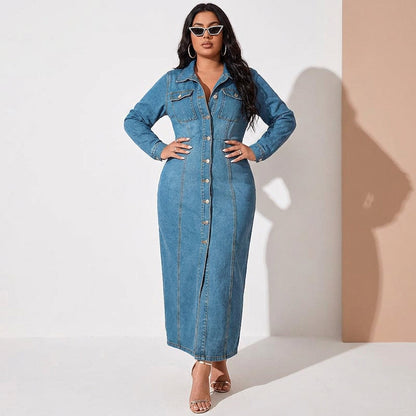 Robe Cardigan en Jean Wanda