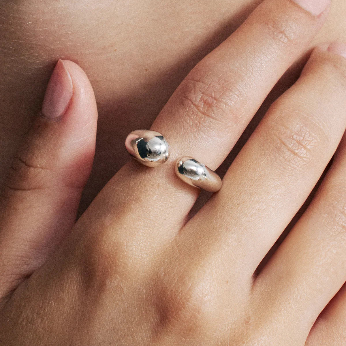 Bague Goutte d'Eau Minimaliste