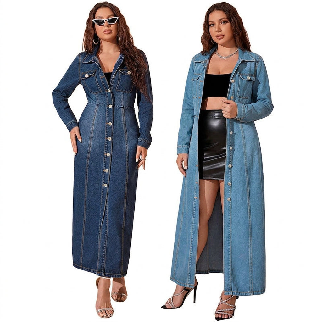 Robe Cardigan en Jean Wanda