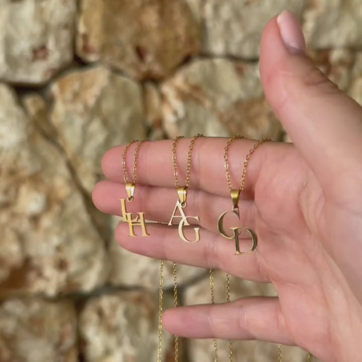 Collier Maelyn Personnalisé à Initiales