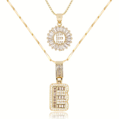 Colliers avec initiale en diamant