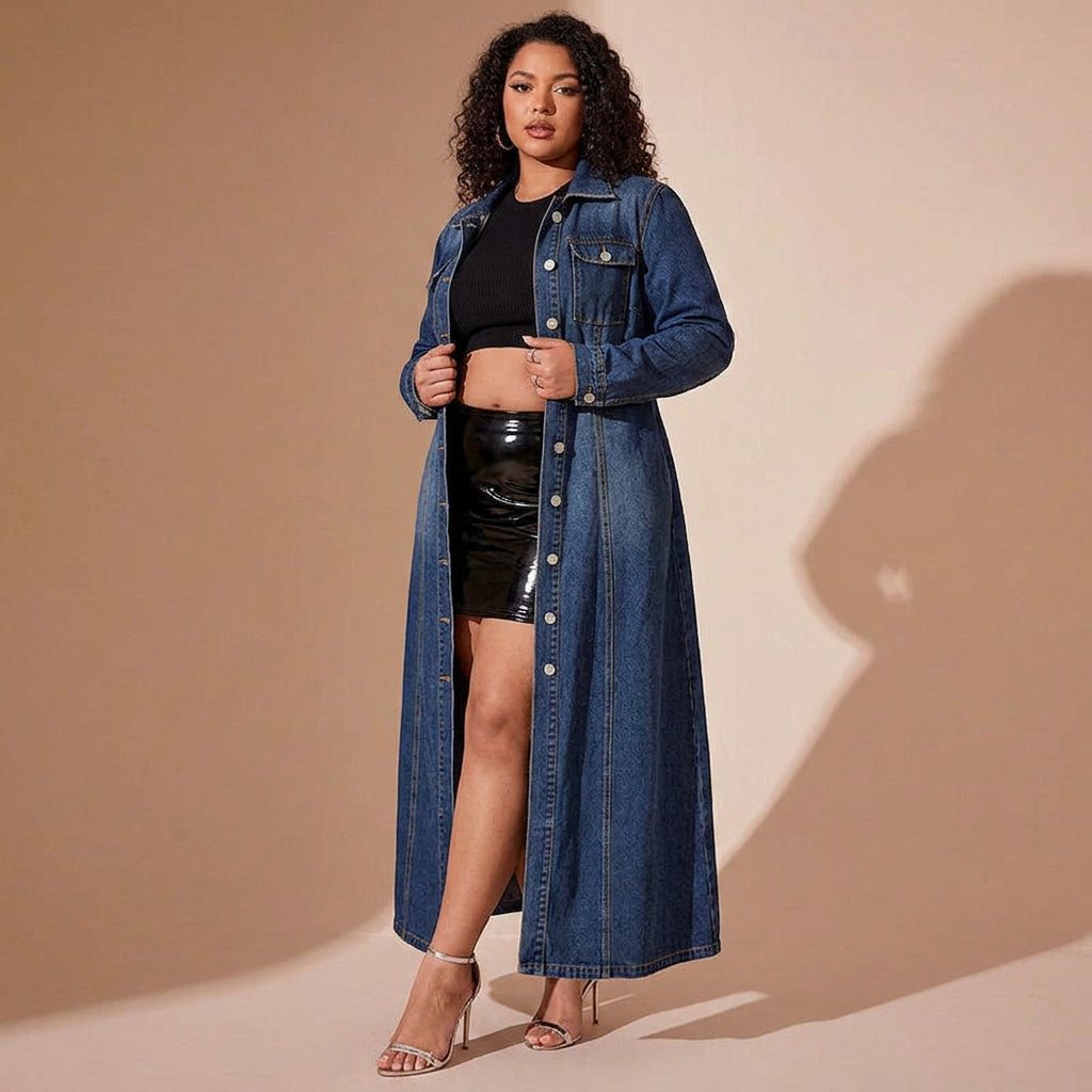 Robe Cardigan en Jean Wanda