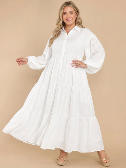 Robe Loose Boutonnée Alessia : Élégance Quotidienne Sans Effort
