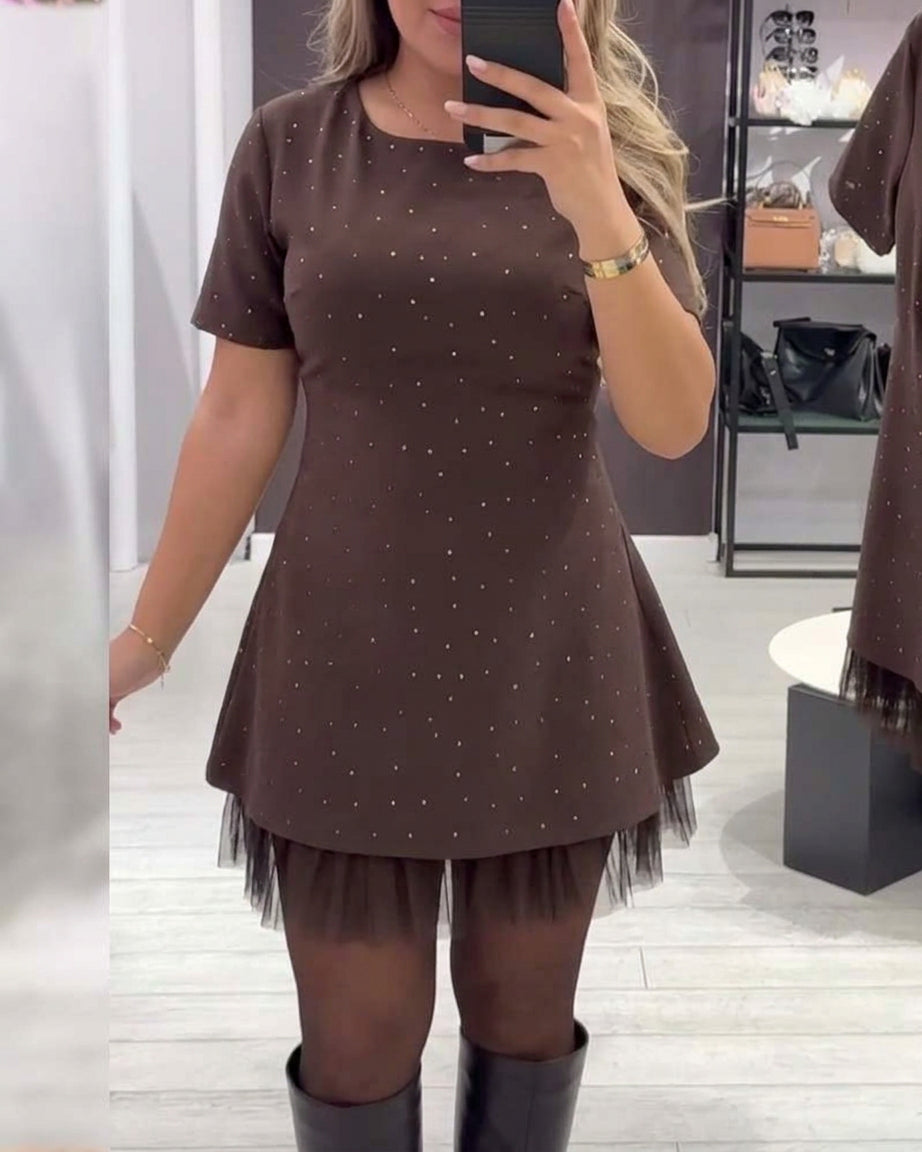 Mirabel - Robe Patchwork A-Ligne