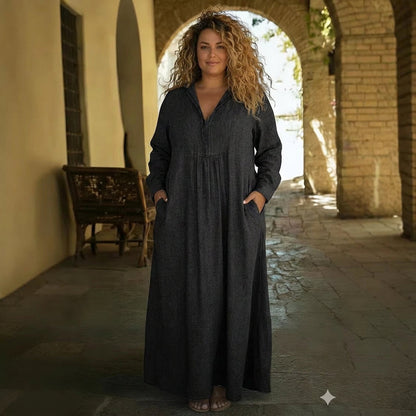 Robe Maxi en Denim Eulalia
