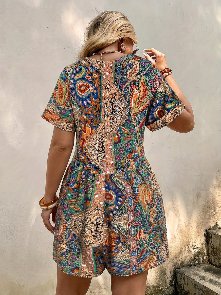 Soraya | Combinaison Boho Brise Océan