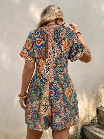 Soraya | Combinaison Boho Brise Océan