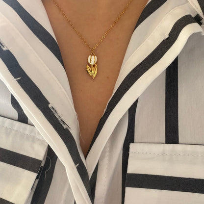 Collier Tulipes Délicates