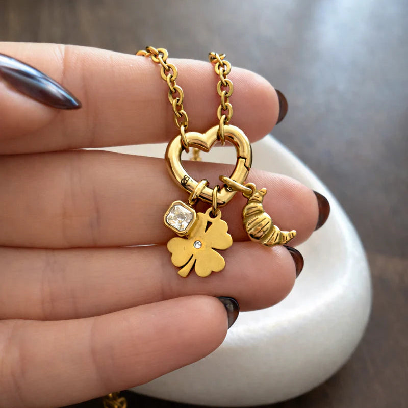 Collier à breloques pour amoureux