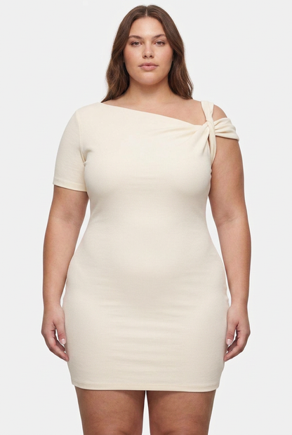 Robe Mini à Bretelles Asymétriques Amélie