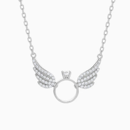 Bague et collier ailes d'ange