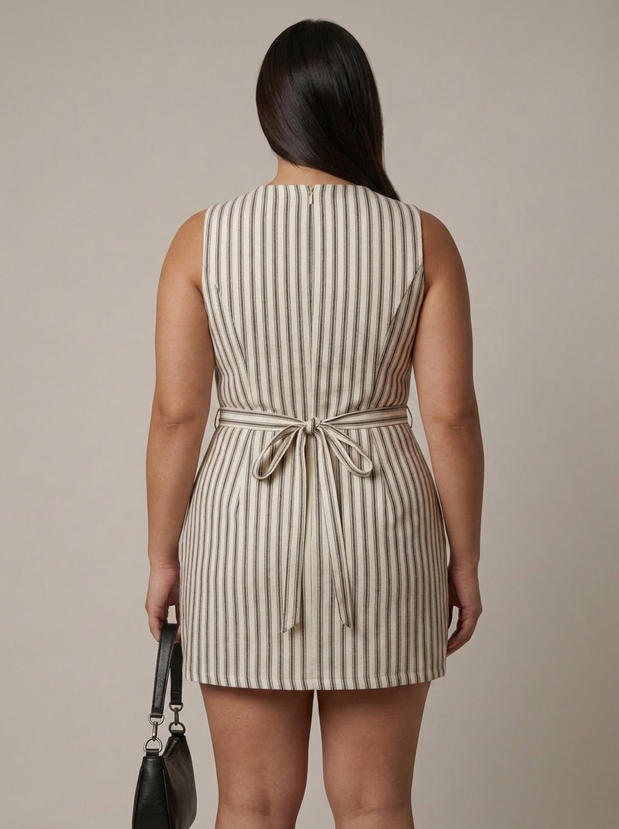 Robe Mini Salopette Safran