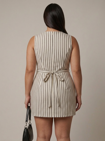 Robe Mini Salopette Safran