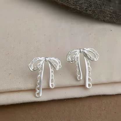 Boucles d'Oreilles Ruban Sculptural