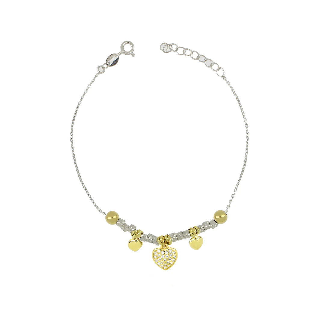Bracelet Pépites Strass Délicat