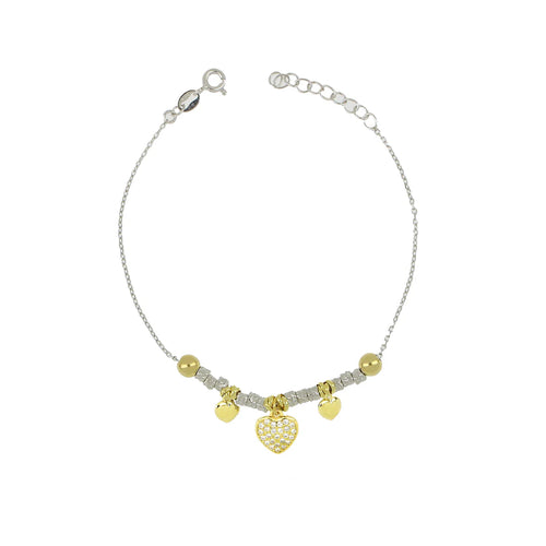 Bracelet Pépites Strass Délicat