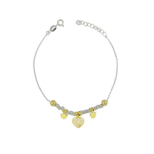 Bracelet Pépites Strass Délicat