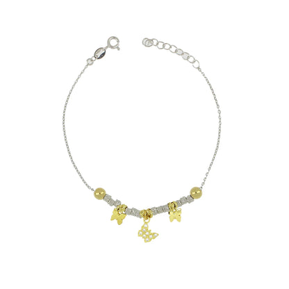 Bracelet Pépites Strass Délicat