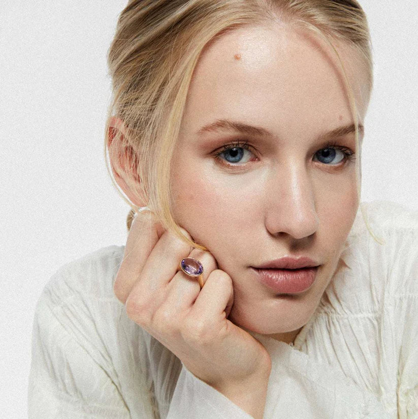 Bague en améthyste de Gstaad