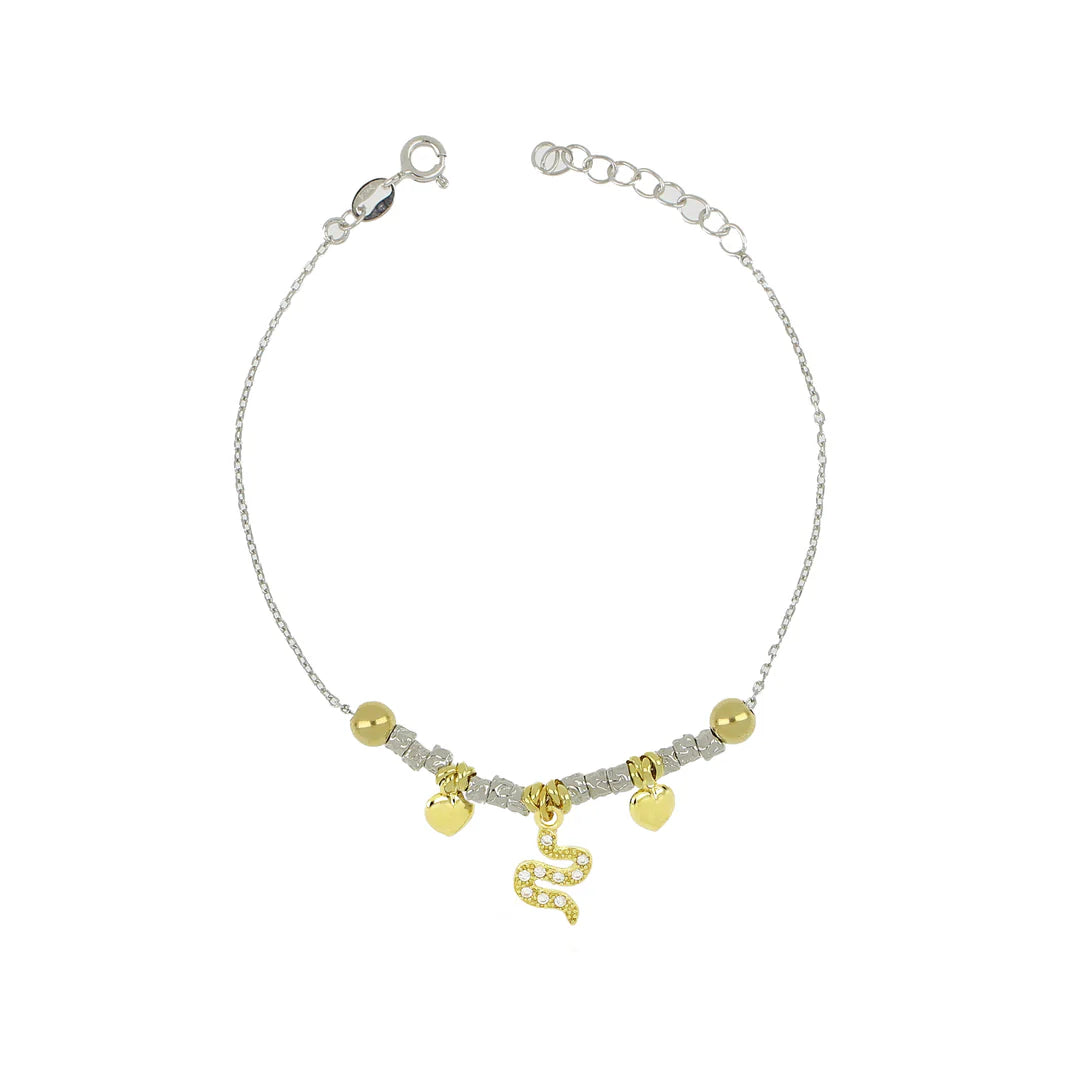 Bracelet Pépites Strass Délicat