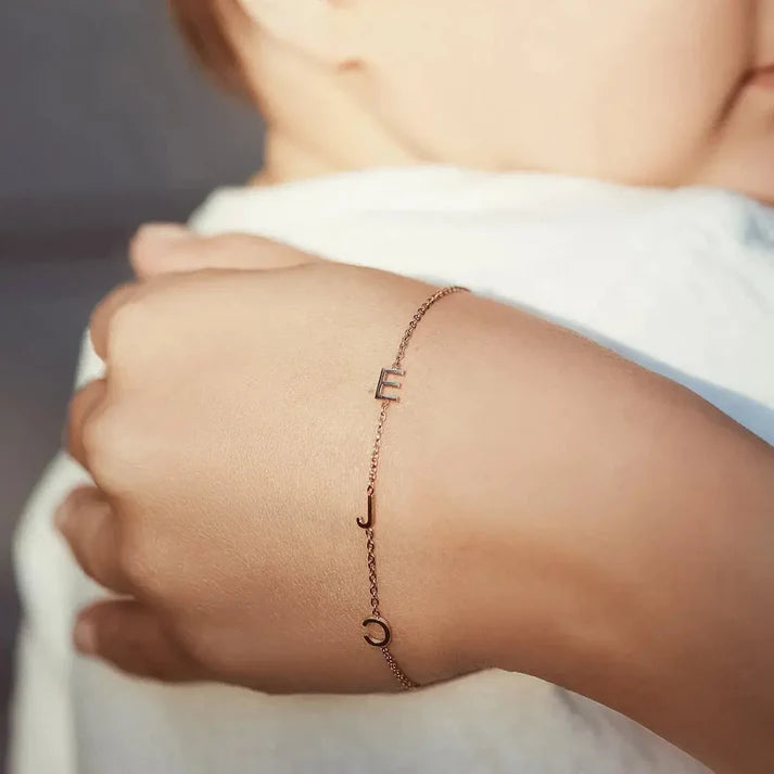 Collier et Bracelet Personnalisé avec Initiales