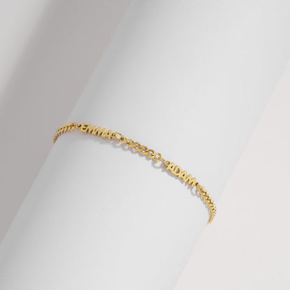 Bracelet Personnalisé Chaîne Curb