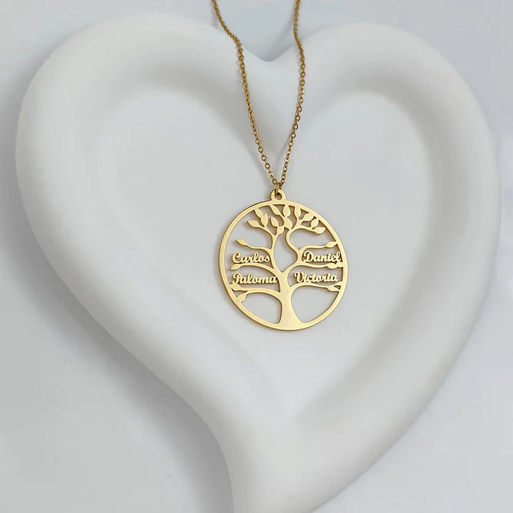 Collier arbre de vie personnalisé
