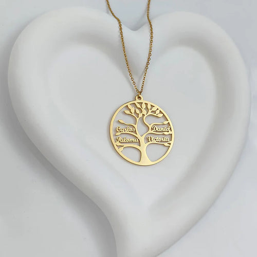 Collier arbre de vie personnalisé