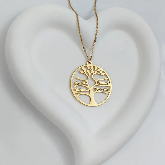 Collier arbre de vie personnalisé